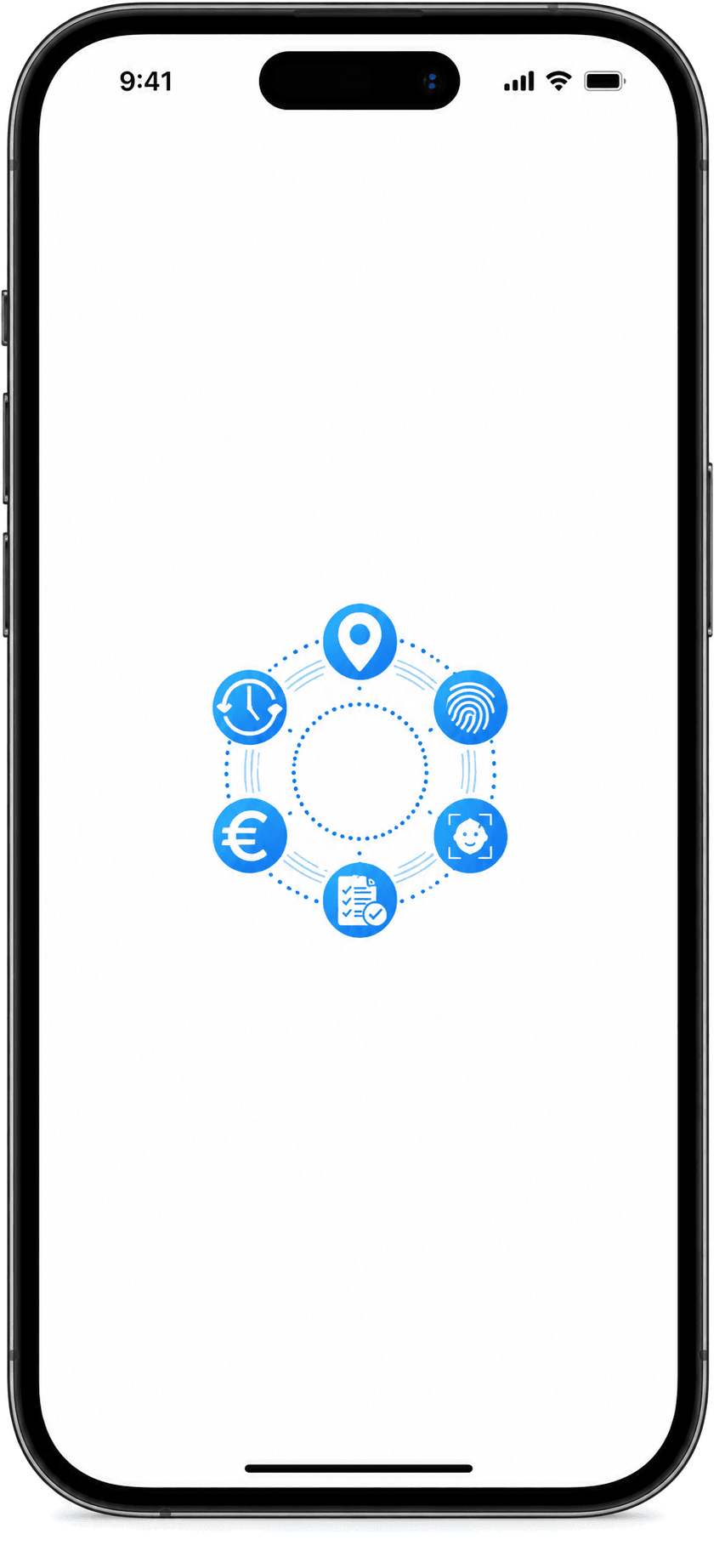 EmployeeTracking.App feature ring splash screen