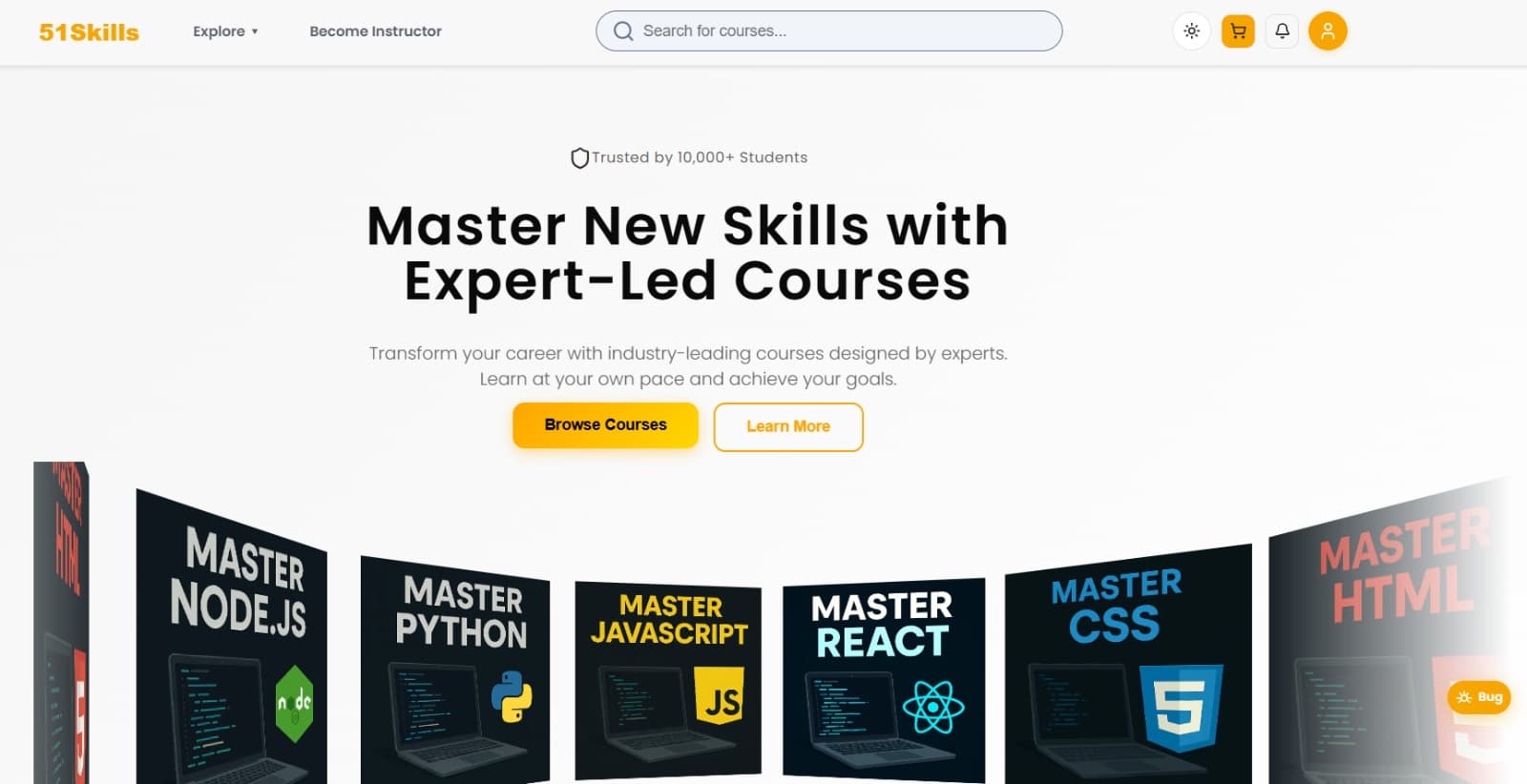 51 Skills — Web Development Project by Kashif Ali Khoso